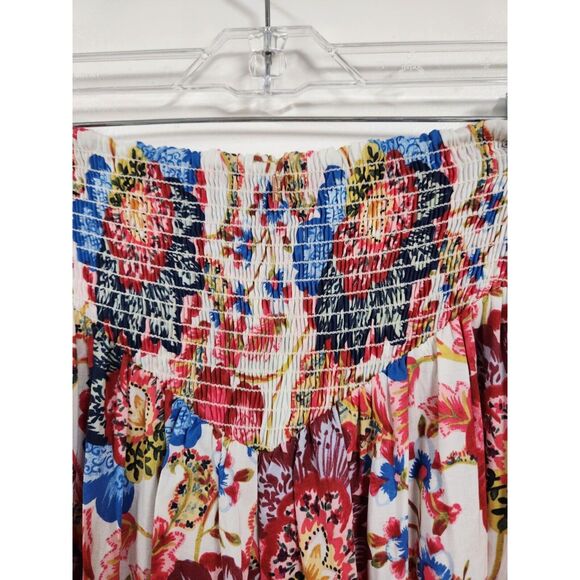 MISA Ziba Floral Cotton Wide-Leg Pants Size L - Picture 9 of 10